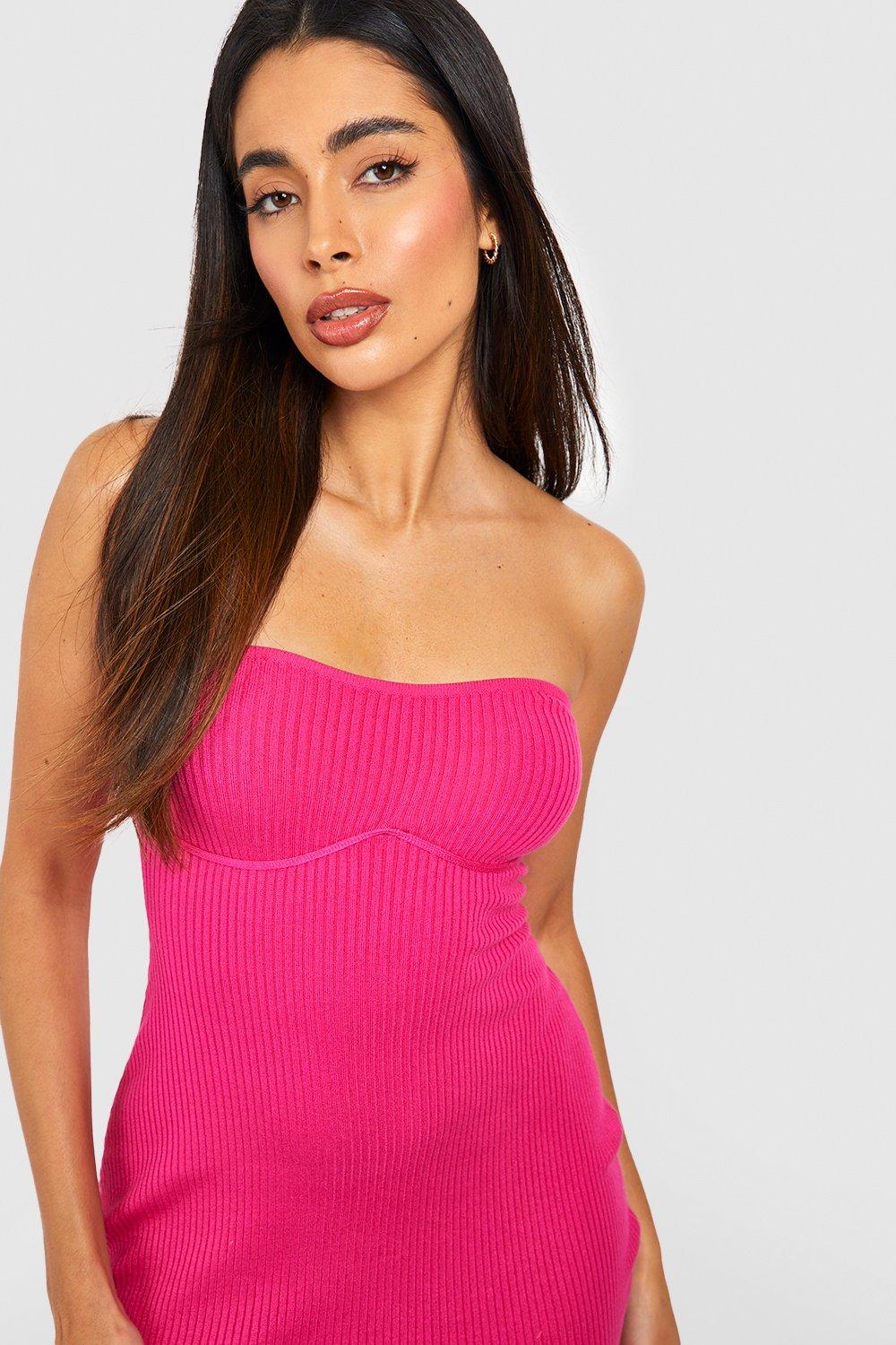 Neon tube top dress sale